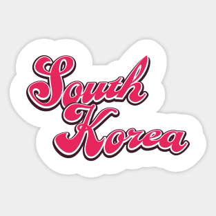 South Korea Sticker